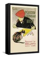 Poster Calendar 1897-Edward Penfield-Framed Stretched Canvas