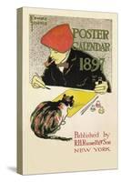 Poster Calendar 1897-Edward Penfield-Stretched Canvas