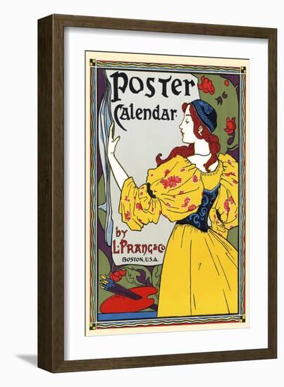 Poster Calendar-Louis Rhead-Framed Art Print