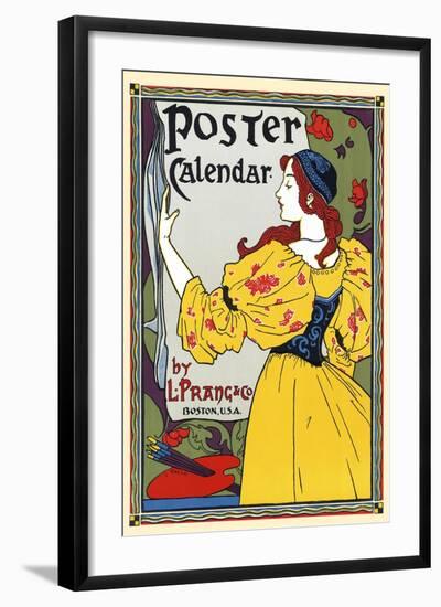 Poster Calendar-Louis Rhead-Framed Art Print