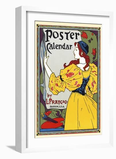 Poster Calendar.-Louis Rhead-Framed Art Print