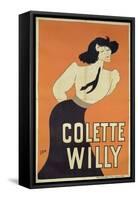 Poster Depicting Colette Willy (1873-1954)-Sem-Framed Stretched Canvas