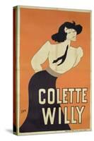 Poster Depicting Colette Willy (1873-1954)-Sem-Stretched Canvas