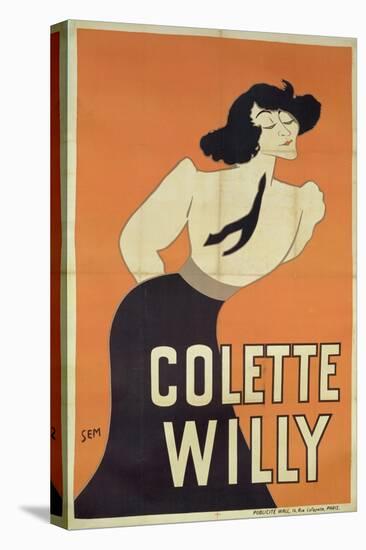 Poster Depicting Colette Willy (1873-1954)-Sem-Stretched Canvas