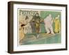 Poster Depicting Entertainers, Singers Commedia del Arte-H.G. Ibels-Framed Art Print