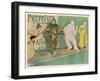 Poster Depicting Entertainers, Singers Commedia del Arte-H.G. Ibels-Framed Art Print