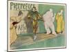 Poster Depicting Entertainers, Singers Commedia del Arte-H.G. Ibels-Mounted Art Print