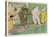Poster Depicting Entertainers, Singers Commedia del Arte-H.G. Ibels-Stretched Canvas
