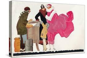 'Poster design Au Bon Marche', c1923-René Vincent-Stretched Canvas