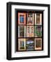 Poster featuring windows shot on buildings throughout towns of Provence, France.-Mallorie Ostrowitz-Framed Photographic Print