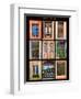 Poster featuring windows shot on buildings throughout towns of Provence, France.-Mallorie Ostrowitz-Framed Photographic Print