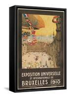 Poster for 1910 Brussells Exhibition-null-Framed Stretched Canvas