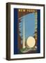 Poster for 1939 NY Worlds Fair-null-Framed Premium Giclee Print