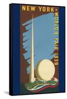 Poster for 1939 NY Worlds Fair-null-Framed Stretched Canvas