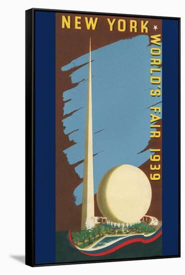 Poster for 1939 NY Worlds Fair-null-Framed Stretched Canvas