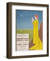 Poster for a Classical Music Concert Starring the Belgian Violinist and Composer Eugene Ysaye-H. Meunier-Framed Photographic Print
