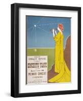 Poster for a Classical Music Concert Starring the Belgian Violinist and Composer Eugene Ysaye-H. Meunier-Framed Premium Photographic Print