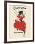Poster for ?A Gaiety Girl? (Colour Litho)-Dudley Hardy-Framed Giclee Print