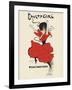 Poster for ?A Gaiety Girl? (Colour Litho)-Dudley Hardy-Framed Giclee Print
