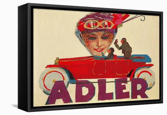 Poster for Adler Motorcars-null-Framed Stretched Canvas