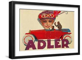 Poster for Adler Motorcars-null-Framed Giclee Print