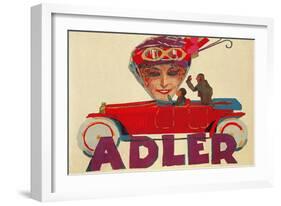 Poster for Adler Motorcars-null-Framed Giclee Print