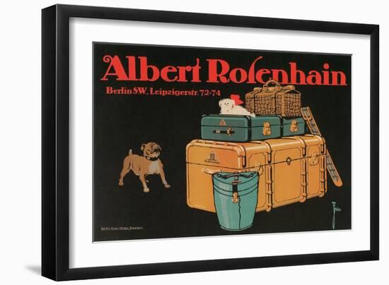 Poster for Albert Rosenhain Trunk-null-Framed Art Print