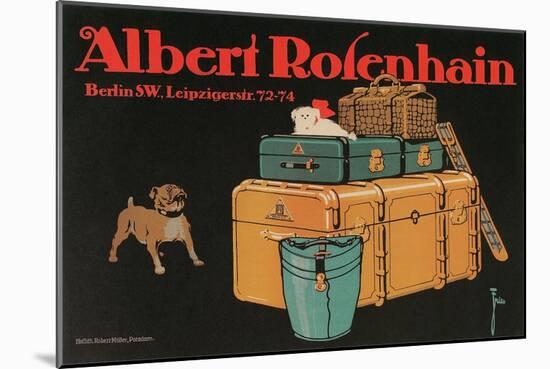 Poster for Albert Rosenhain Trunk-null-Mounted Giclee Print