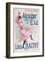 Poster for 'Alcazar D'Eté', Starring Louise Balthy, 1893-null-Framed Giclee Print