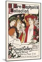Poster for an Exhibition of Pre-Raphaelite Art at the Goupil Gallery London-Graham Robertson-Mounted Art Print