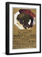 Poster for an Exhibition of Secessionist Art, 1893-Franz von Stuck-Framed Giclee Print