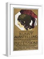 Poster for an Exhibition of Secessionist Art, 1893-Franz von Stuck-Framed Giclee Print