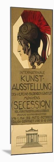 Poster for an Exhibition of Secessionist Art, Ca. 1898-Franz von Stuck-Mounted Giclee Print