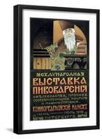 Poster for an Exhibition of the Brewery Technology, 1909-Alexander Durnovo-Framed Giclee Print