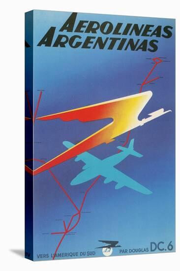 Poster for Argentine Airlines-null-Stretched Canvas