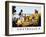 Poster for Australia Showing the Landing of Captain Cook at Botany Bay in 1770-null-Framed Photographic Print