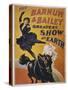 Poster for Barnum and Bailey's Circus-null-Stretched Canvas