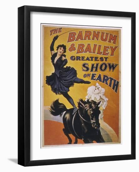 Poster for Barnum and Bailey's Circus-null-Framed Photographic Print