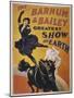 Poster for Barnum and Bailey's Circus-null-Mounted Photographic Print