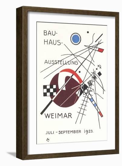 Poster for Bauhaus Exhibition-null-Framed Premium Giclee Print