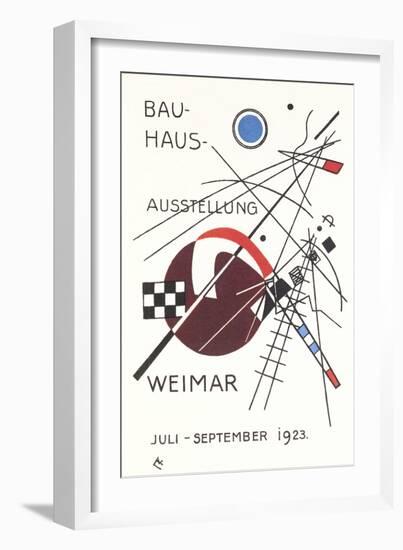 Poster for Bauhaus Exhibition-null-Framed Premium Giclee Print