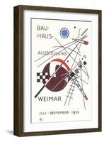 Poster for Bauhaus Exhibition-null-Framed Art Print