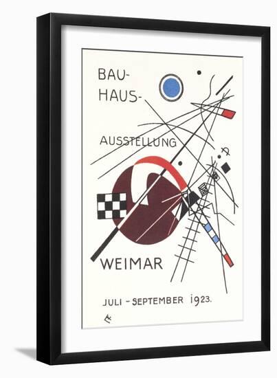 Poster for Bauhaus Exhibition-null-Framed Art Print