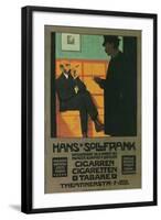 Poster for Bavarian Tobacco Store-null-Framed Giclee Print