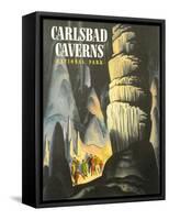 Poster for Carlsbad Caverns-null-Framed Stretched Canvas