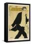 Poster for Caudieux French Music-Hall Entertainer-Henri de Toulouse-Lautrec-Framed Stretched Canvas