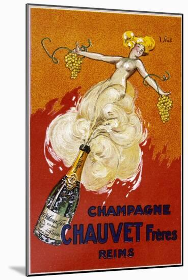 Poster for Chauvet Champagne-J. J. Stall-Mounted Photographic Print