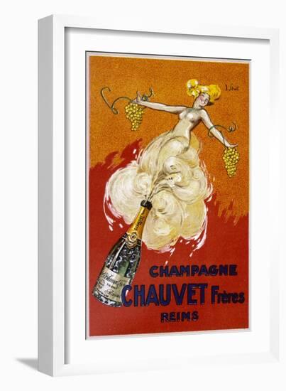 Poster for Chauvet Champagne-J. J. Stall-Framed Art Print