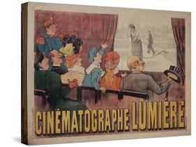 Poster for Cinematograph Lumiere-Marcellin Auzolle-Stretched Canvas