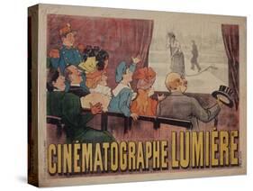 Poster for Cinematograph Lumiere-Marcellin Auzolle-Stretched Canvas